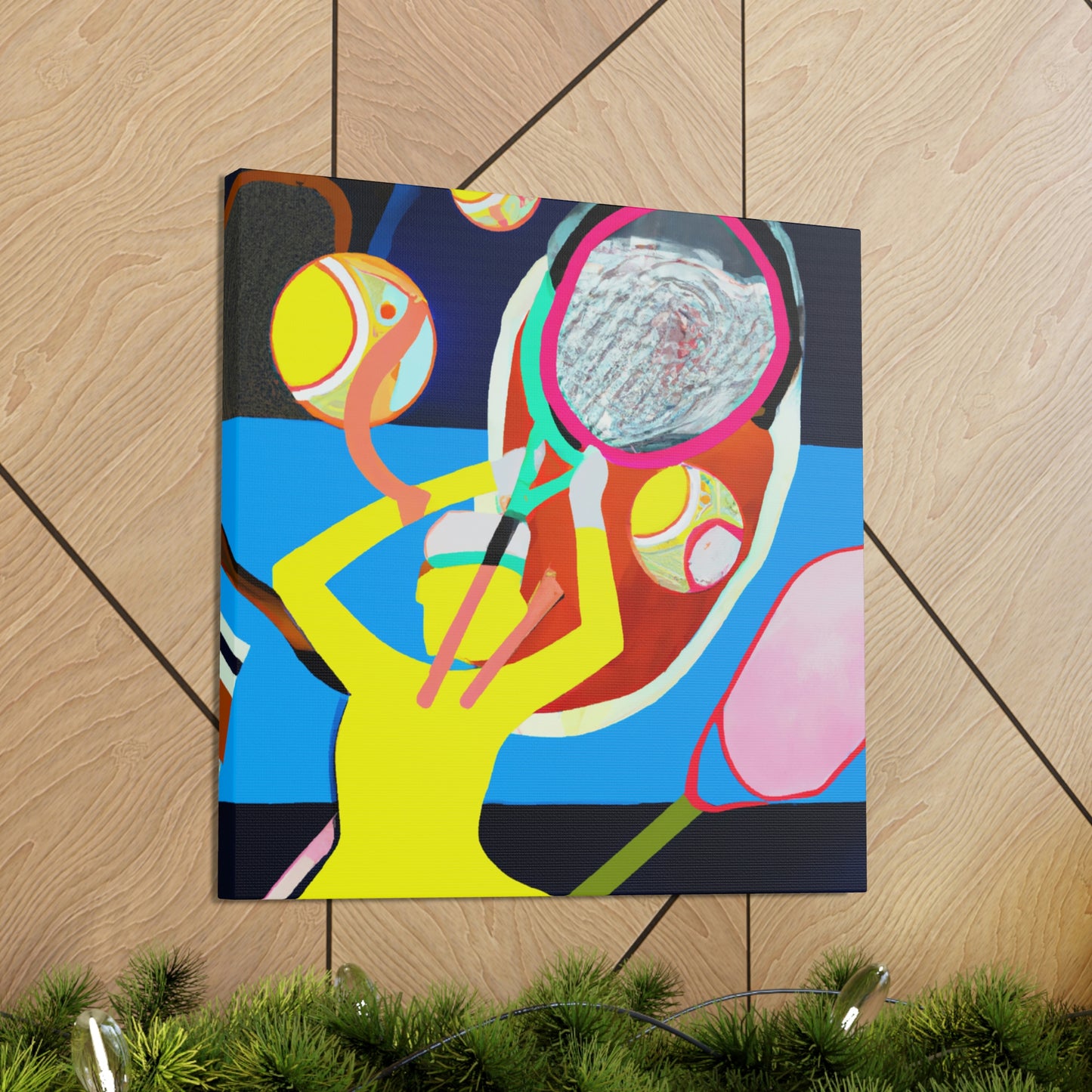 "Tennis: Abstracted Reality" - Canvas