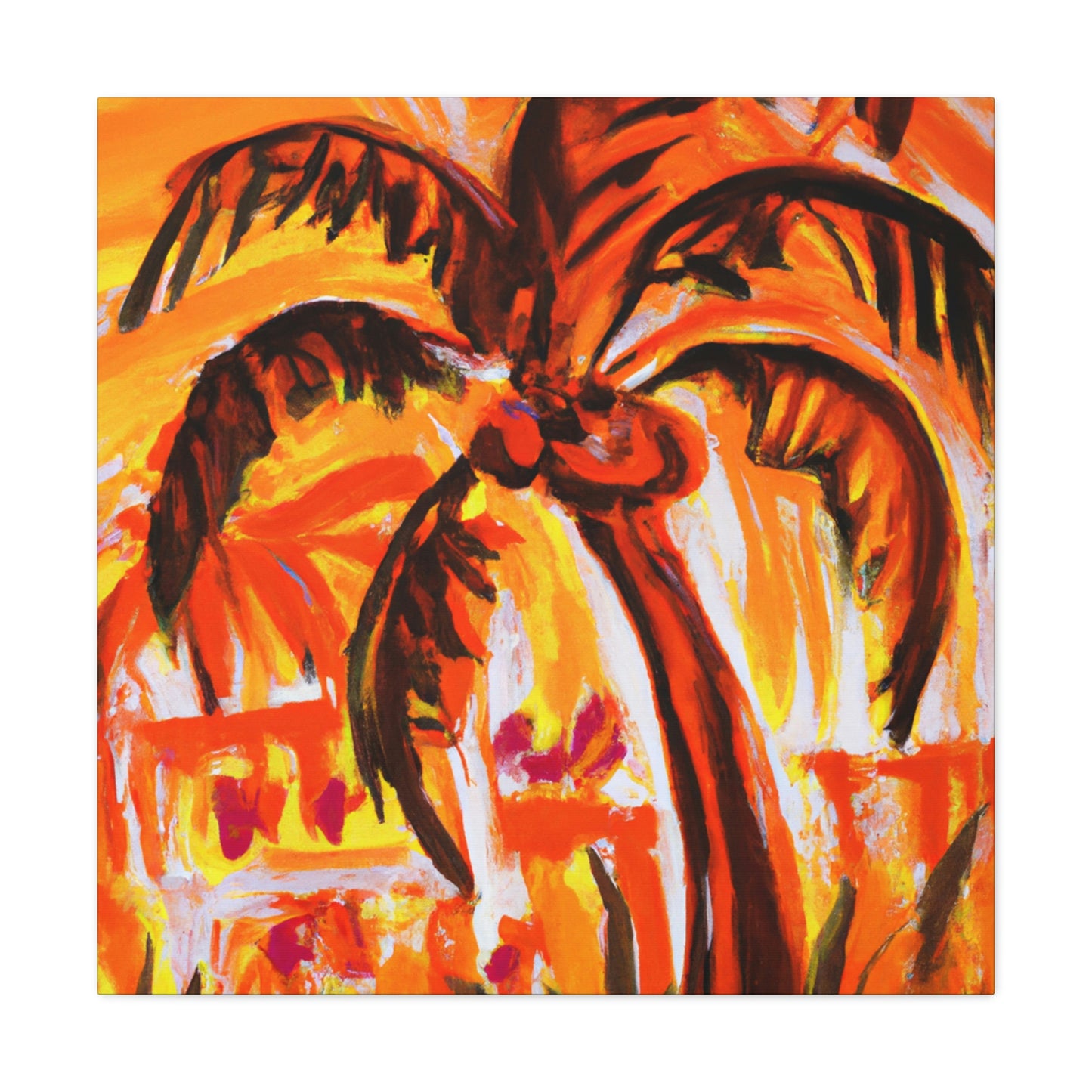 Palm in Expressionism - Canvas