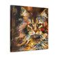 "Maine Coon Impressionism" - Canvas