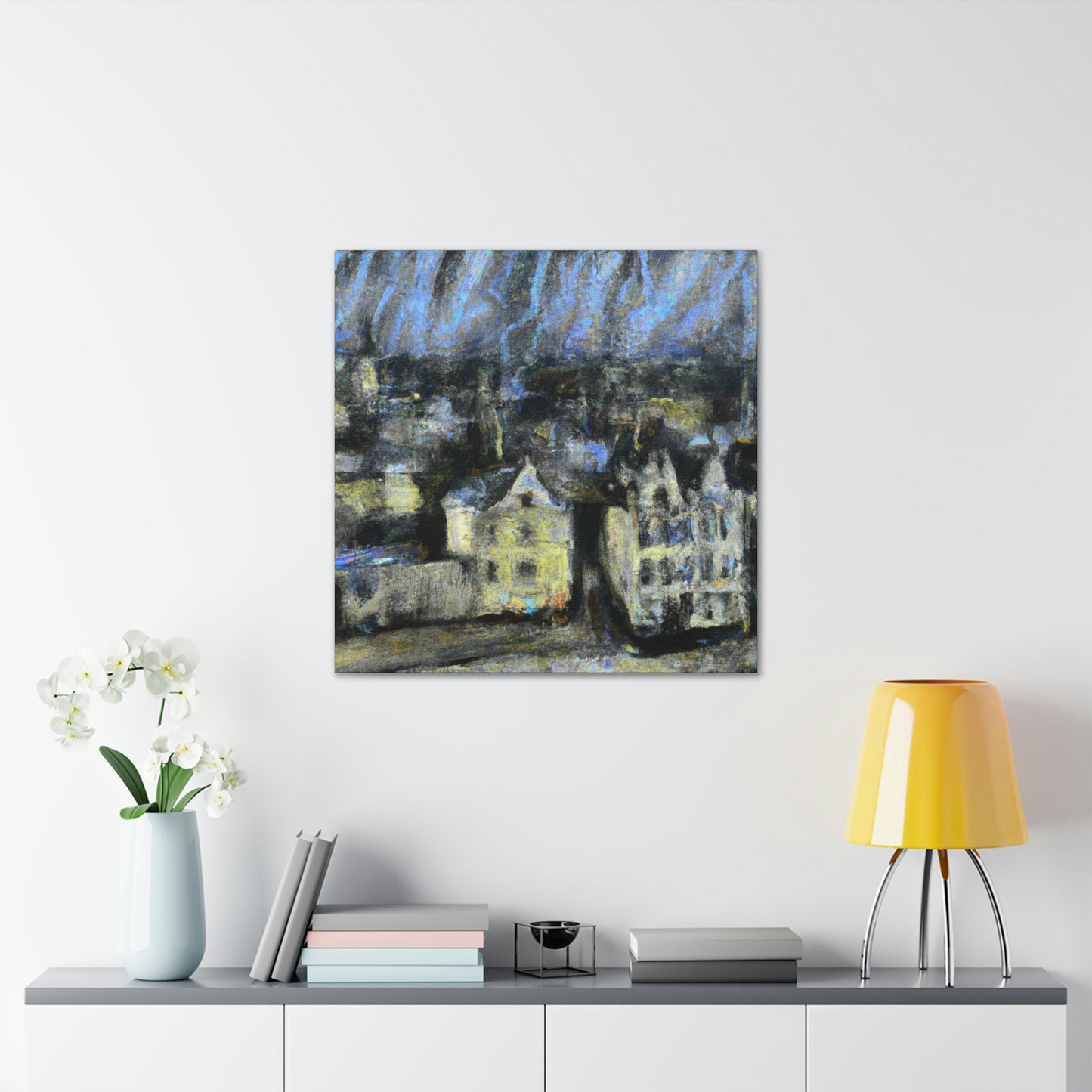 "Victorian Dreamscape Portrayal" - Canvas