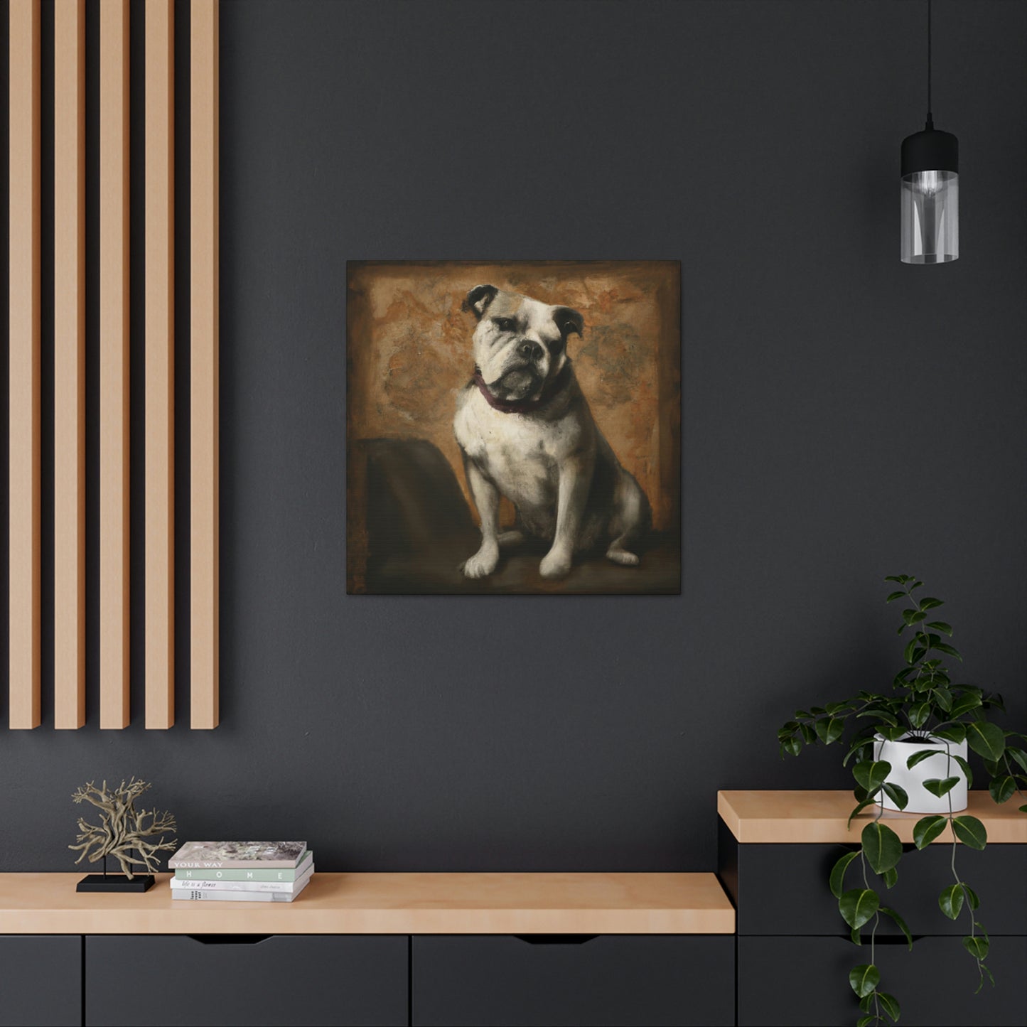 "Bulldog of Baroque" - Canvas