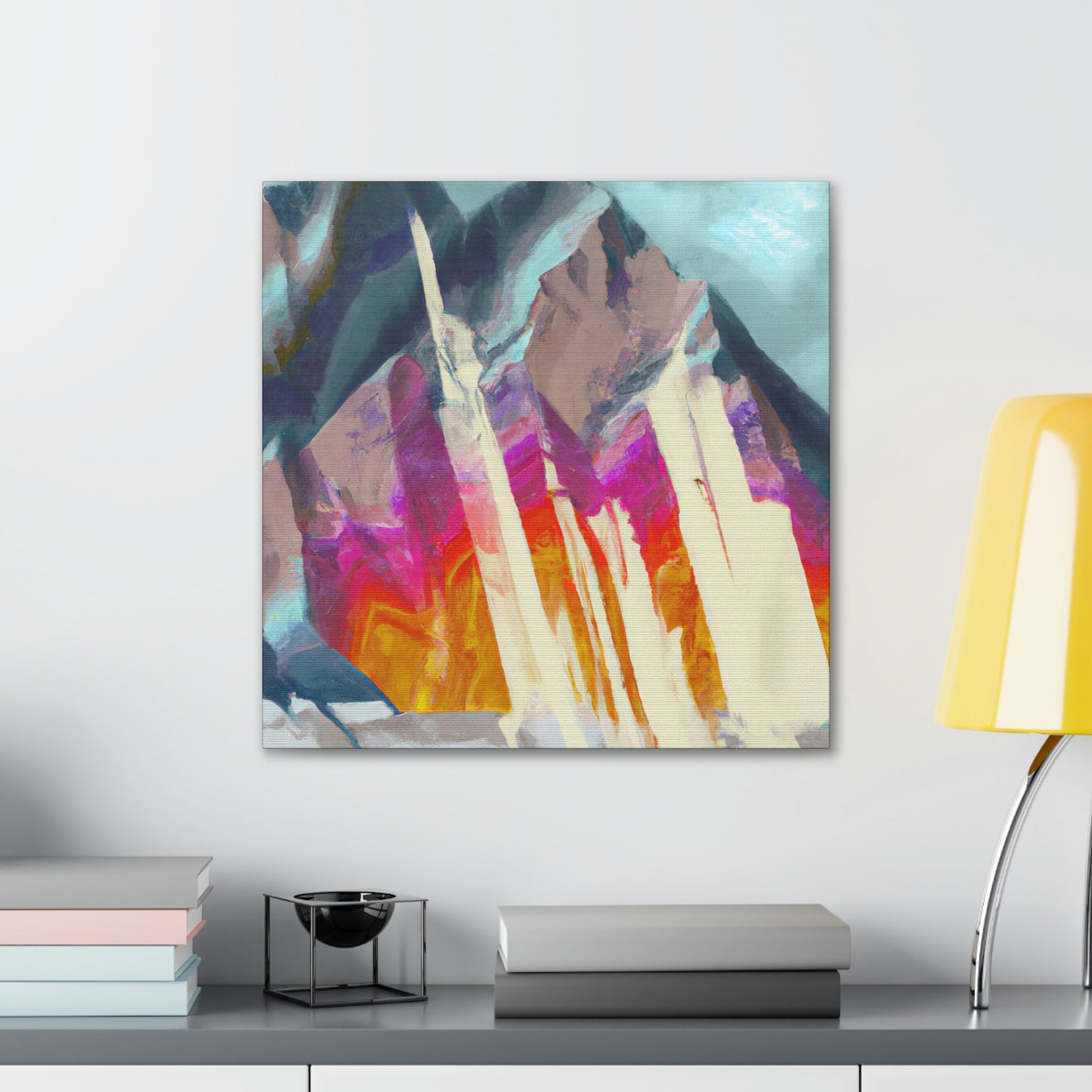 Mountain Abstract Mystery - Canvas