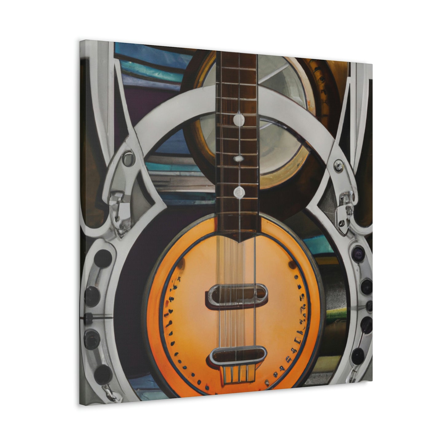 "Banjo in Art Deco" - Canvas