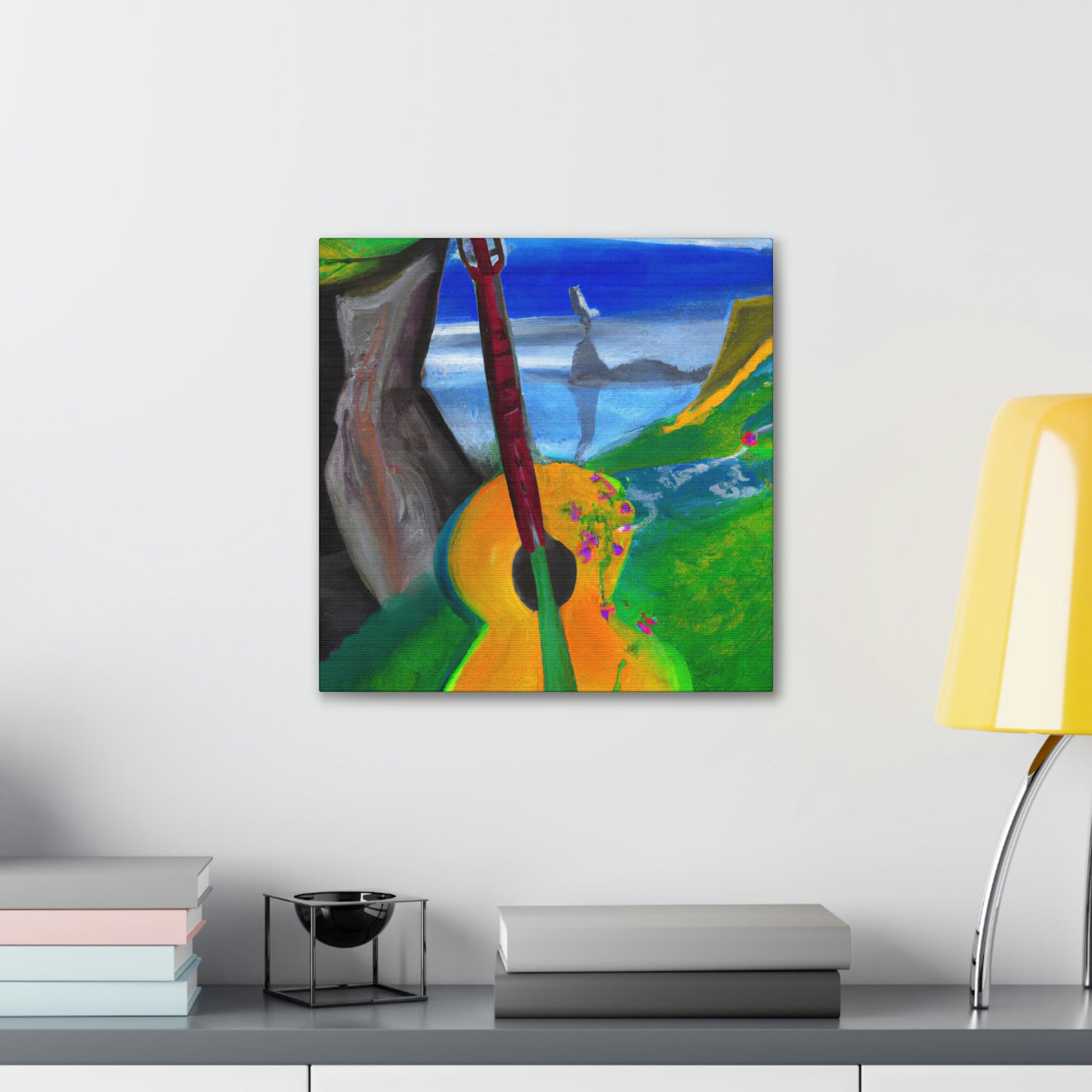 "Guitar Melodic Melody" - Canvas