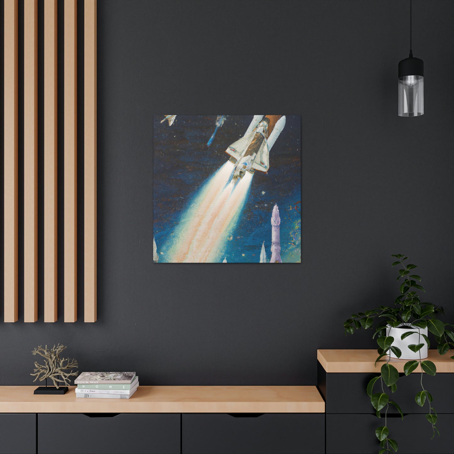 Spaceship Explorations Baroque - Canvas