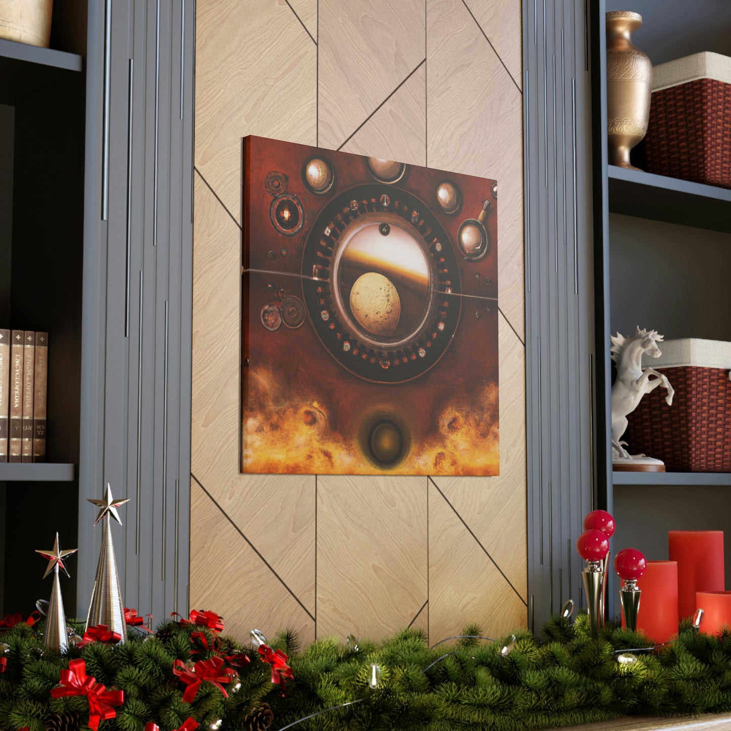 Mars of Clockwork Clock - Canvas