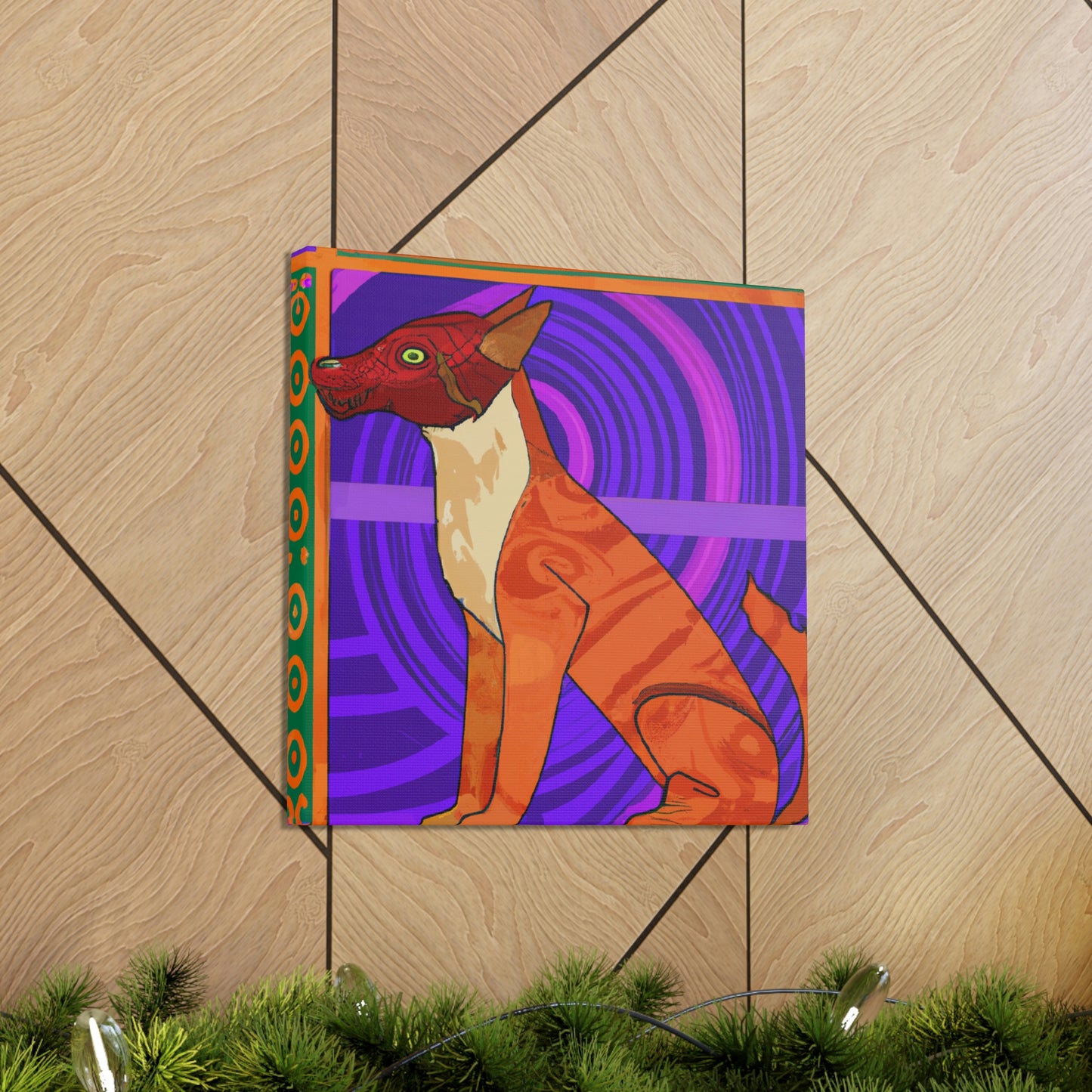 "Dhole's Jazz Symphony" - Canvas