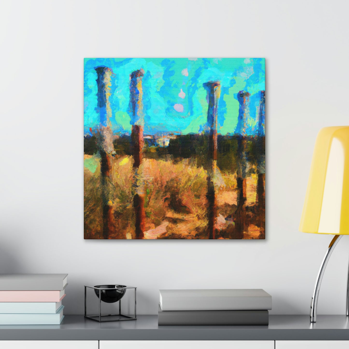 "The Verdant Hills of Summer" - Canvas