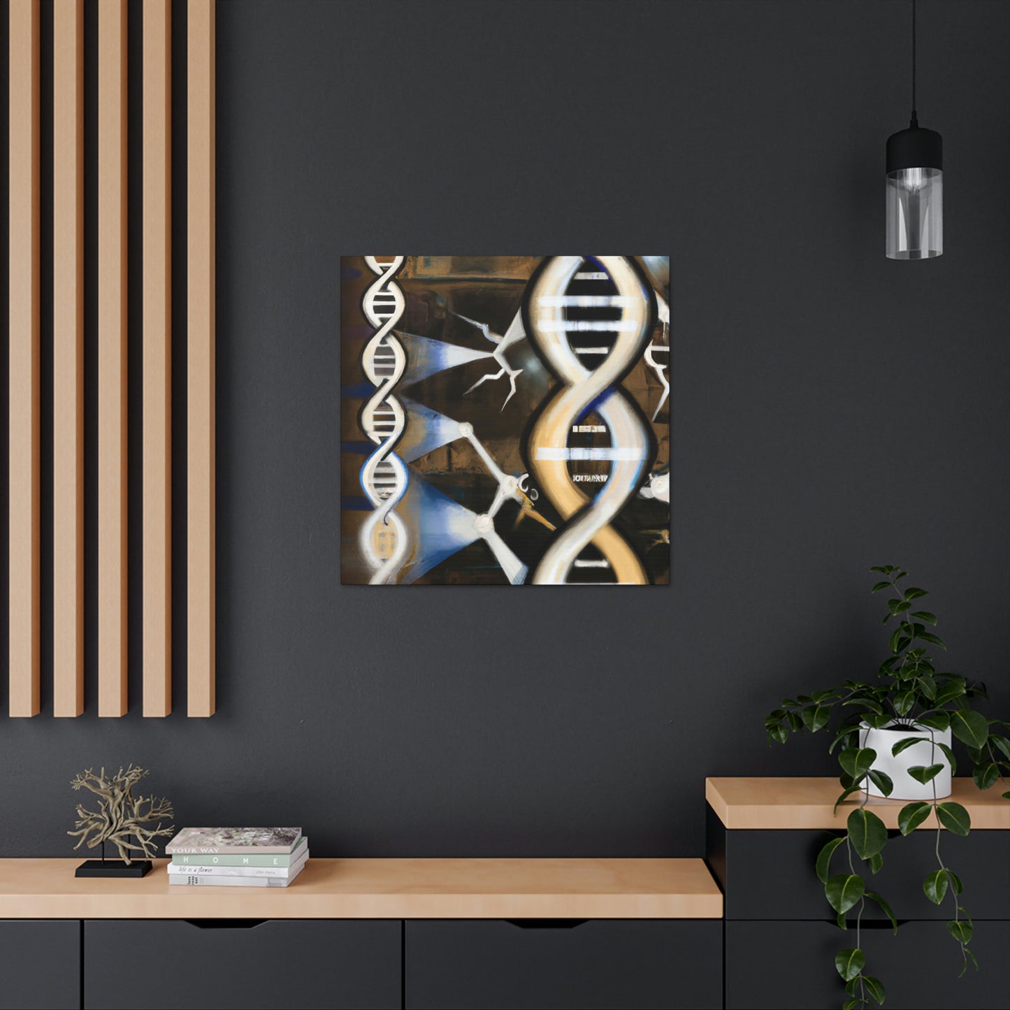 "Deco's DNA Vision" - Canvas