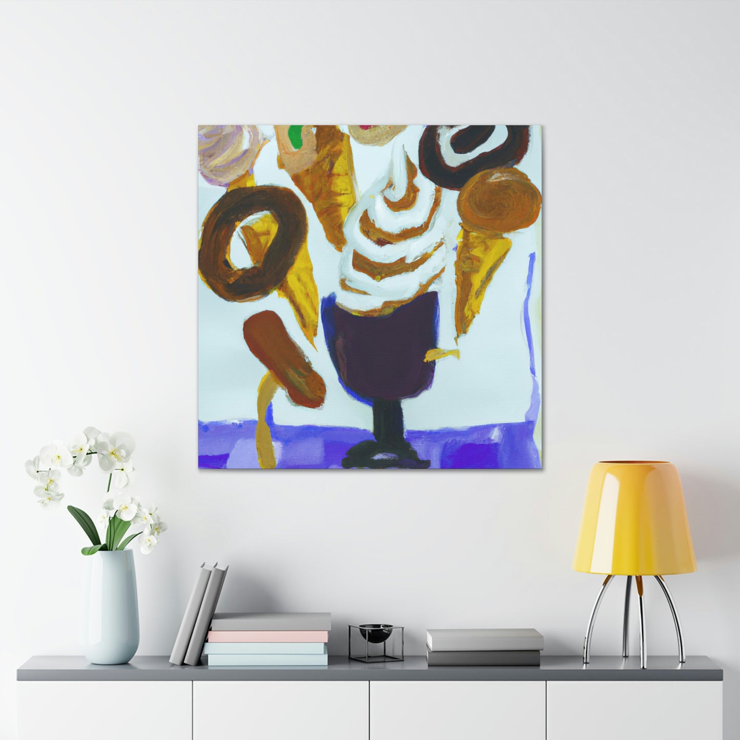 "Ice Cream Fantasia" - Canvas