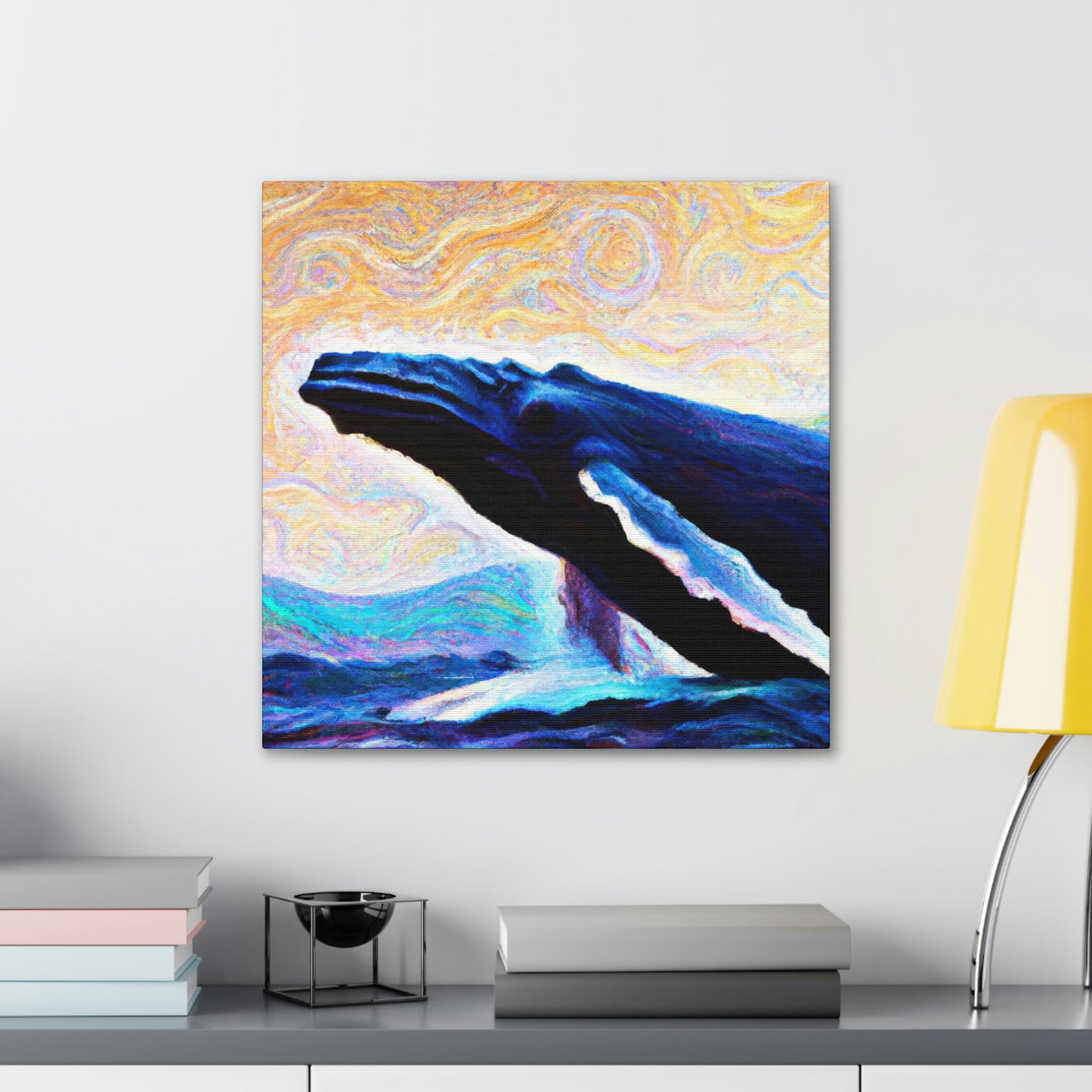 "Humpback Whale Enchantment" - Canvas