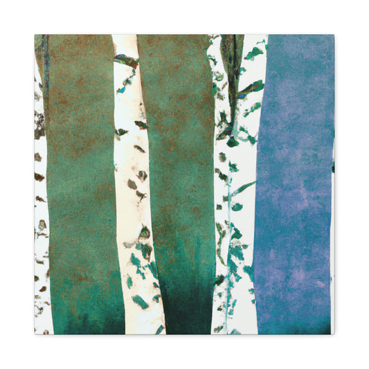 Birch Trees in Bloom - Canvas