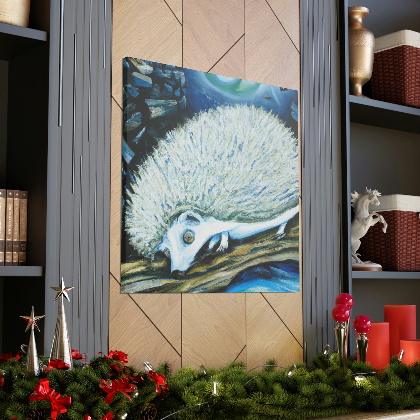 Hedgehog in Dreamland - Canvas