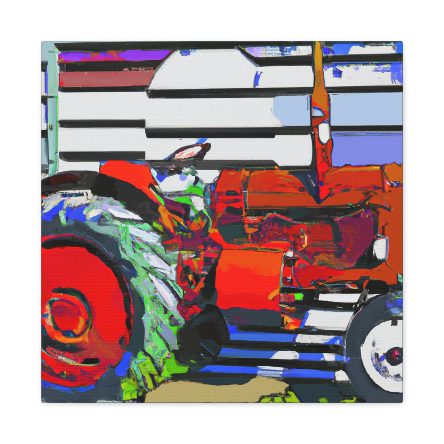 "Tractor of the Fields" - Canvas