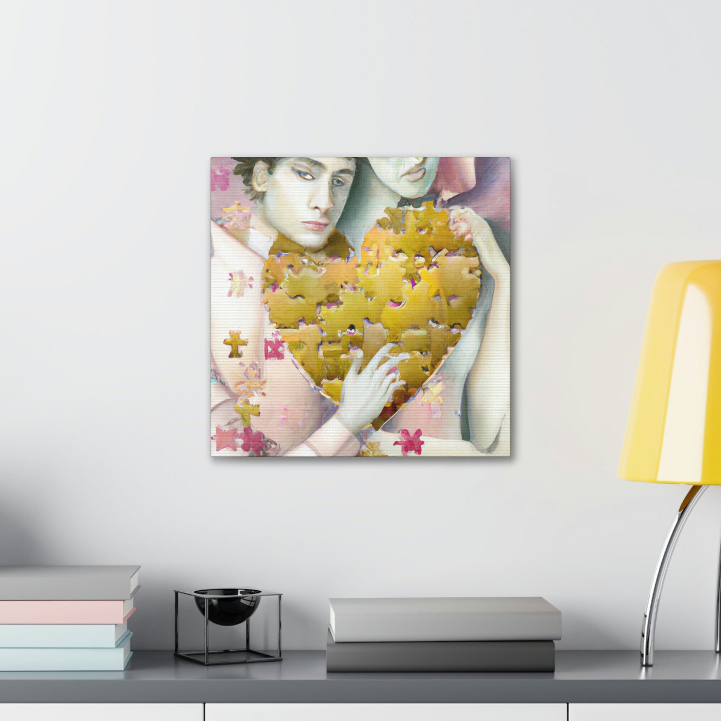 Love's Puzzling Dance - Canvas