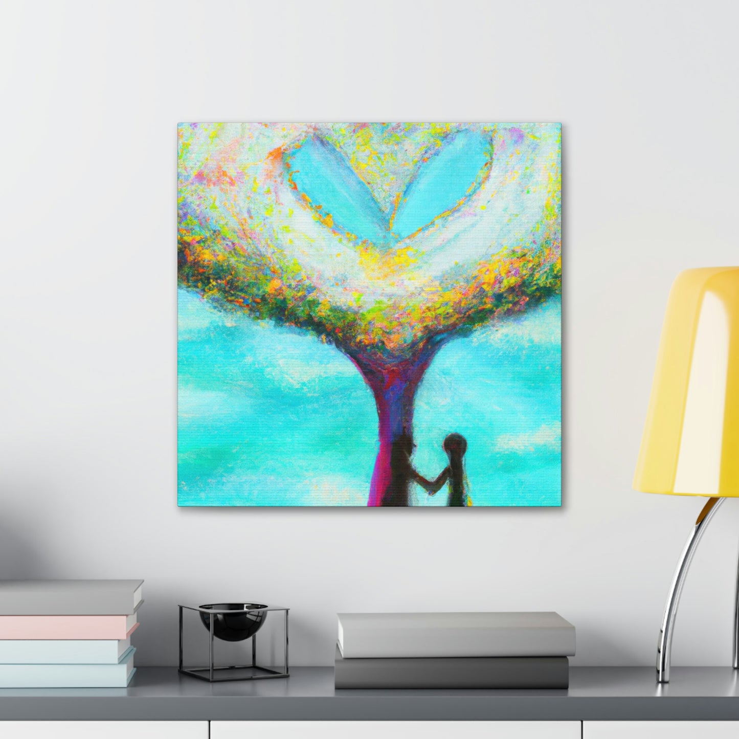 "Love Tree Abstracted" - Canvas