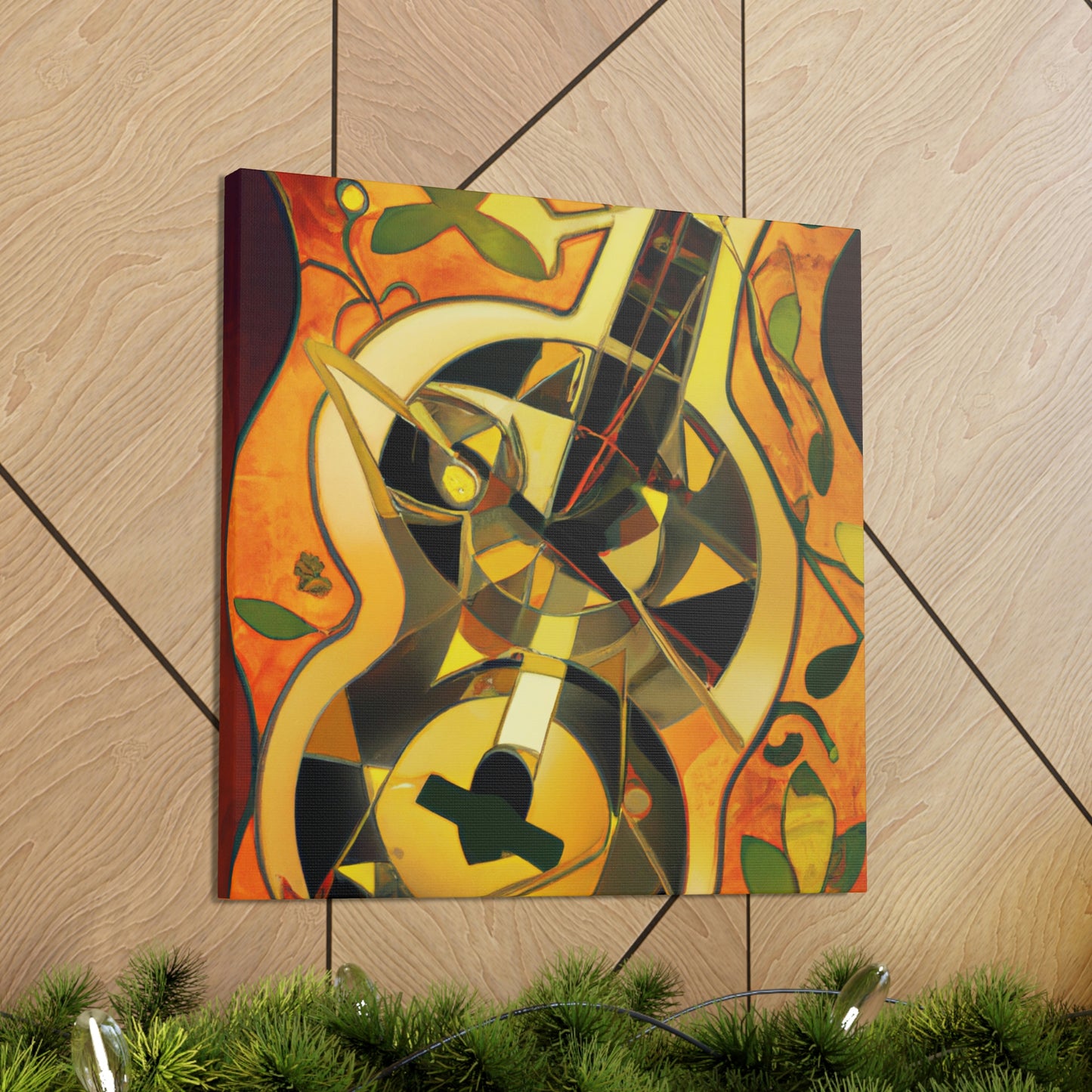 "Mandolin Melody Picture 1920's" - Canvas