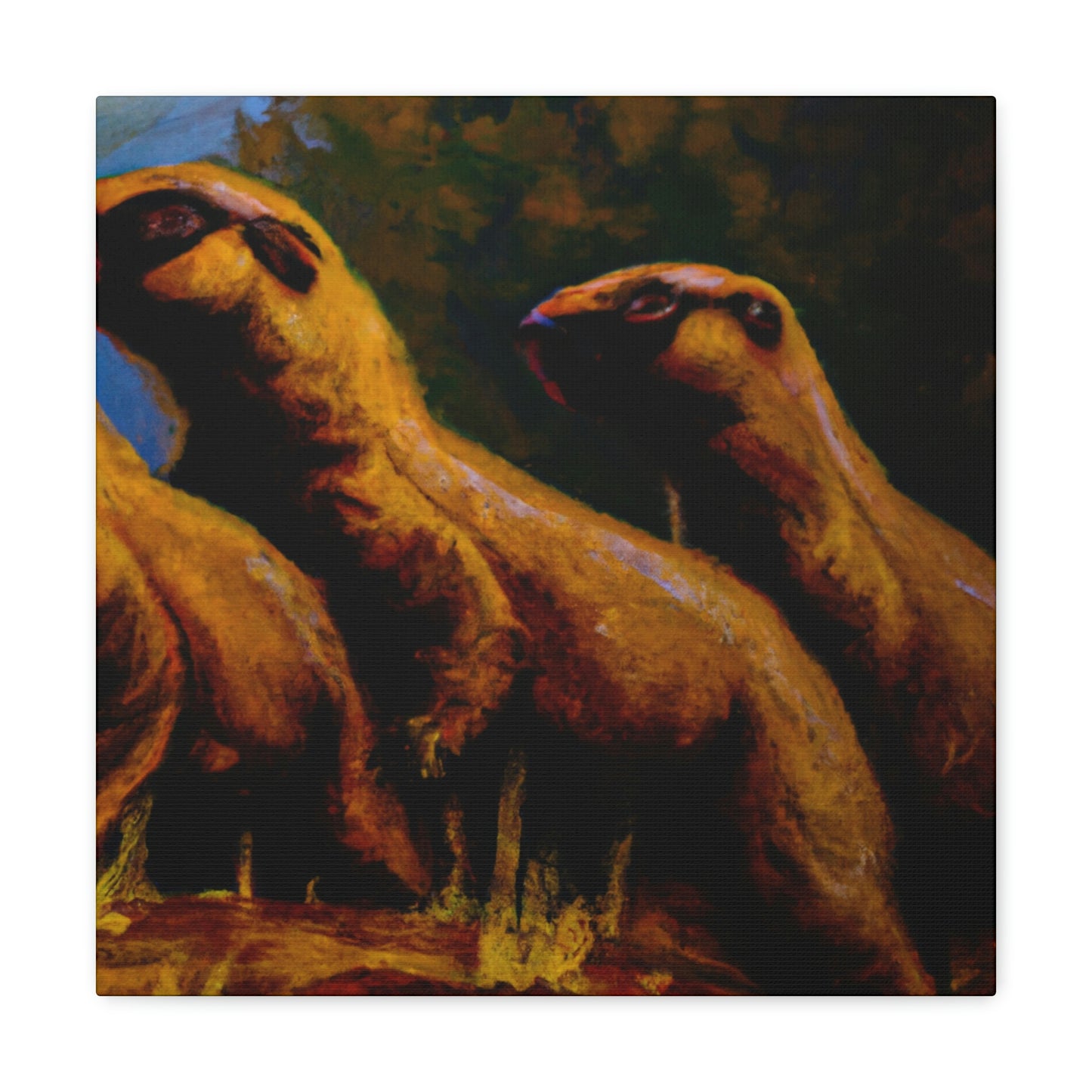 "Prairie Dog Expressionism" - Canvas