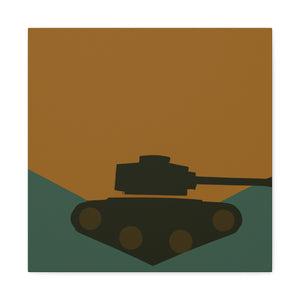 "Tank Turret Simplicity" - Canvas