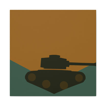 "Tank Turret Simplicity" - Canvas