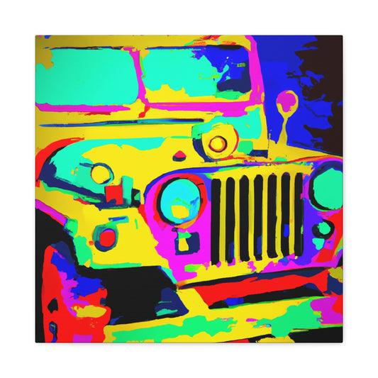 Jeep Pop Masterpiece - Canvas