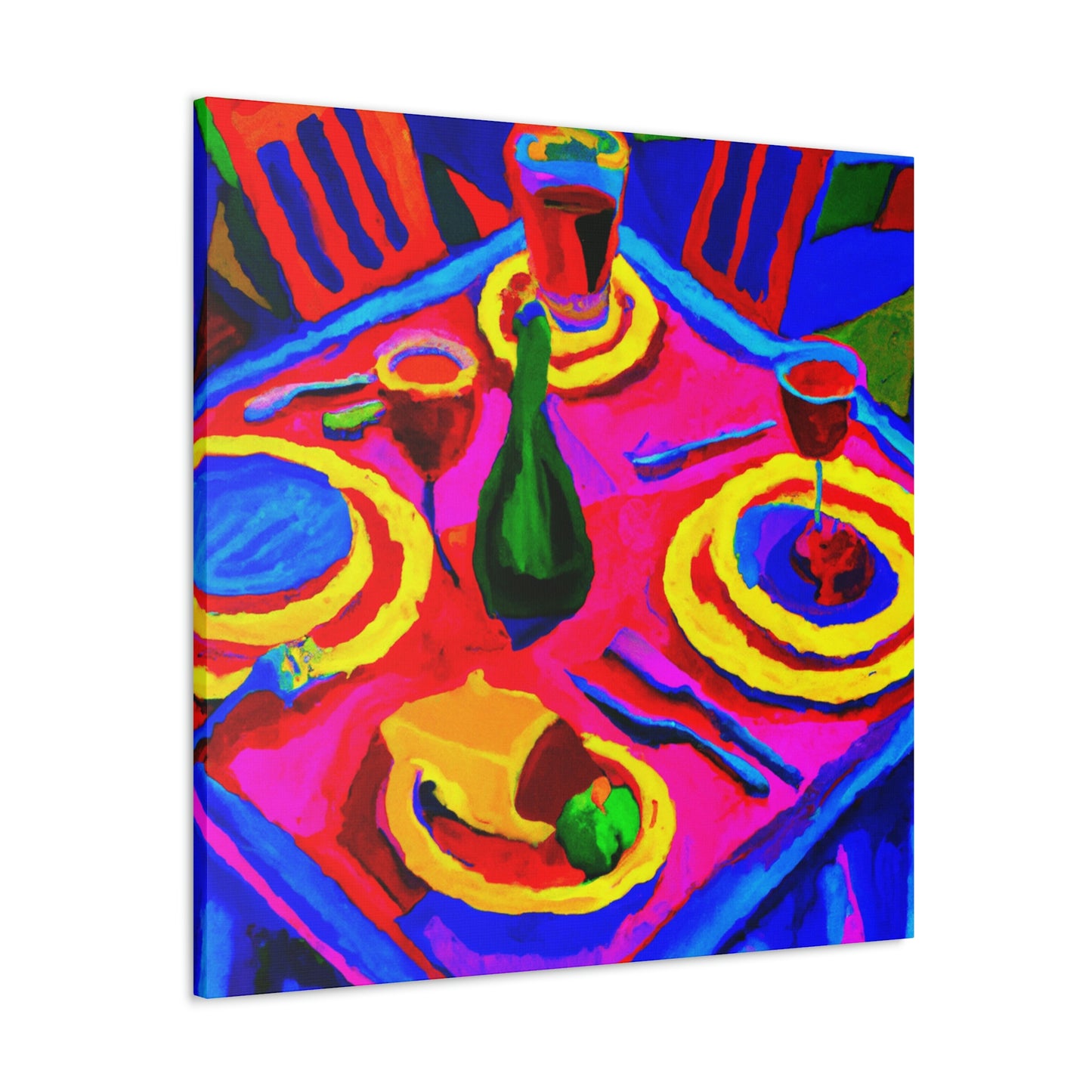 Fauvist Dinner Feast - Canvas