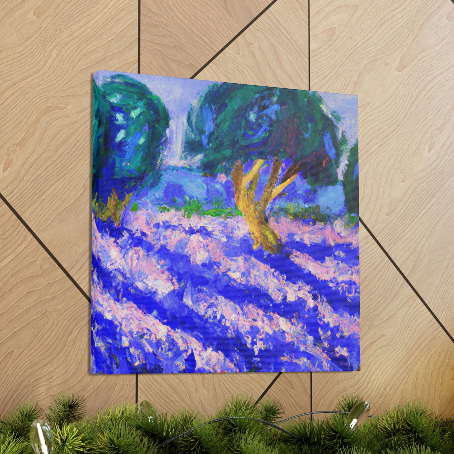 "Lavender in Expressionism" - Canvas