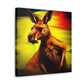 "Kangaroo in Technicolor" - Canvas