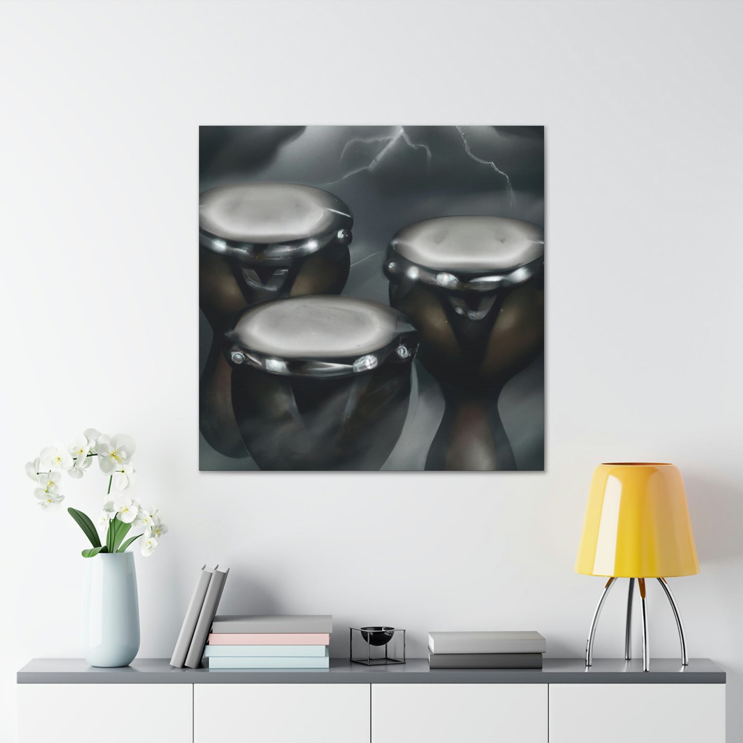 "Bongos By Moonlight" - Canvas