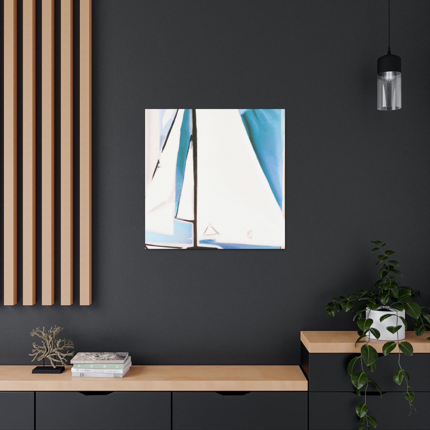 Sailing Into Mystery - Canvas