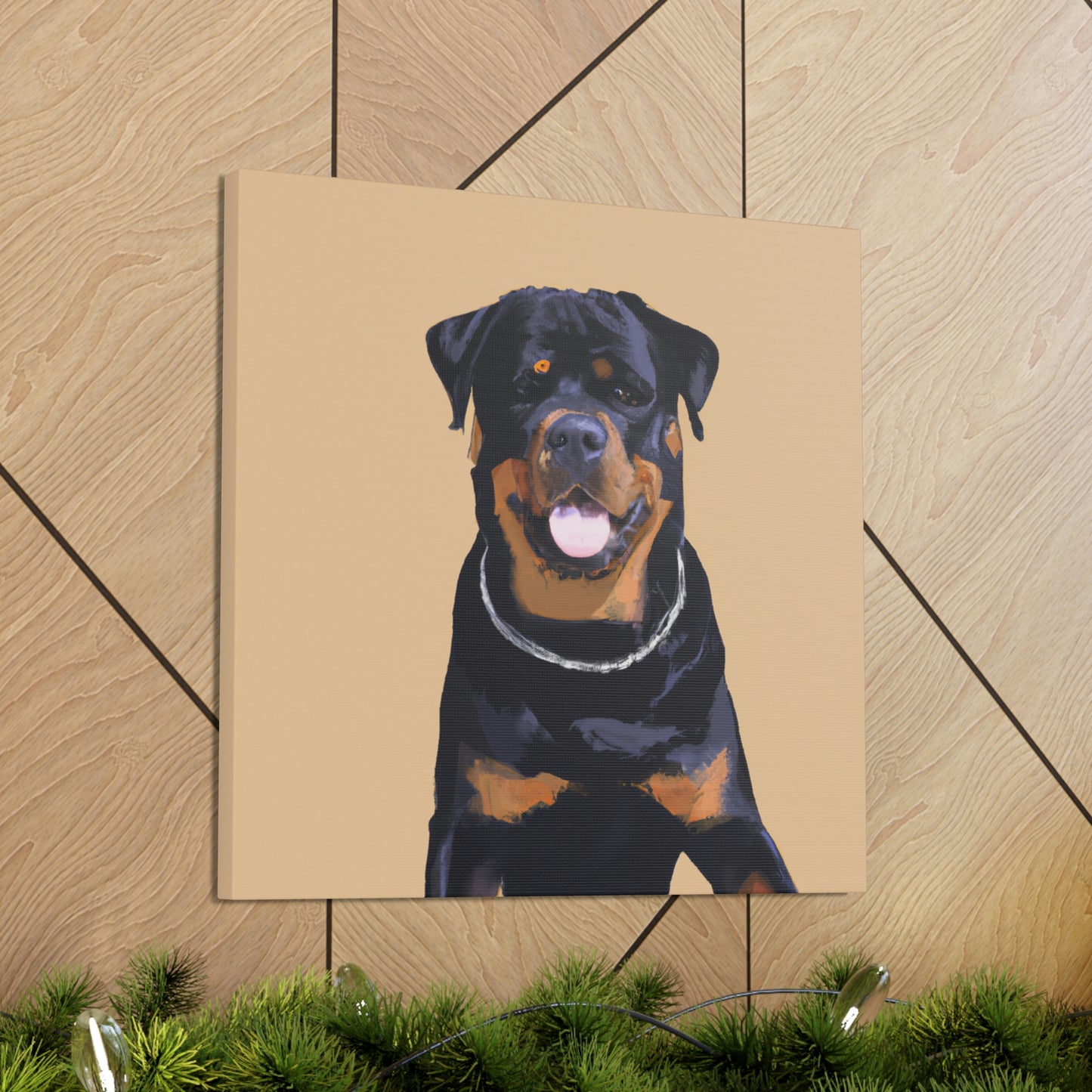 "Rottweiler in Simplicity" - Canvas