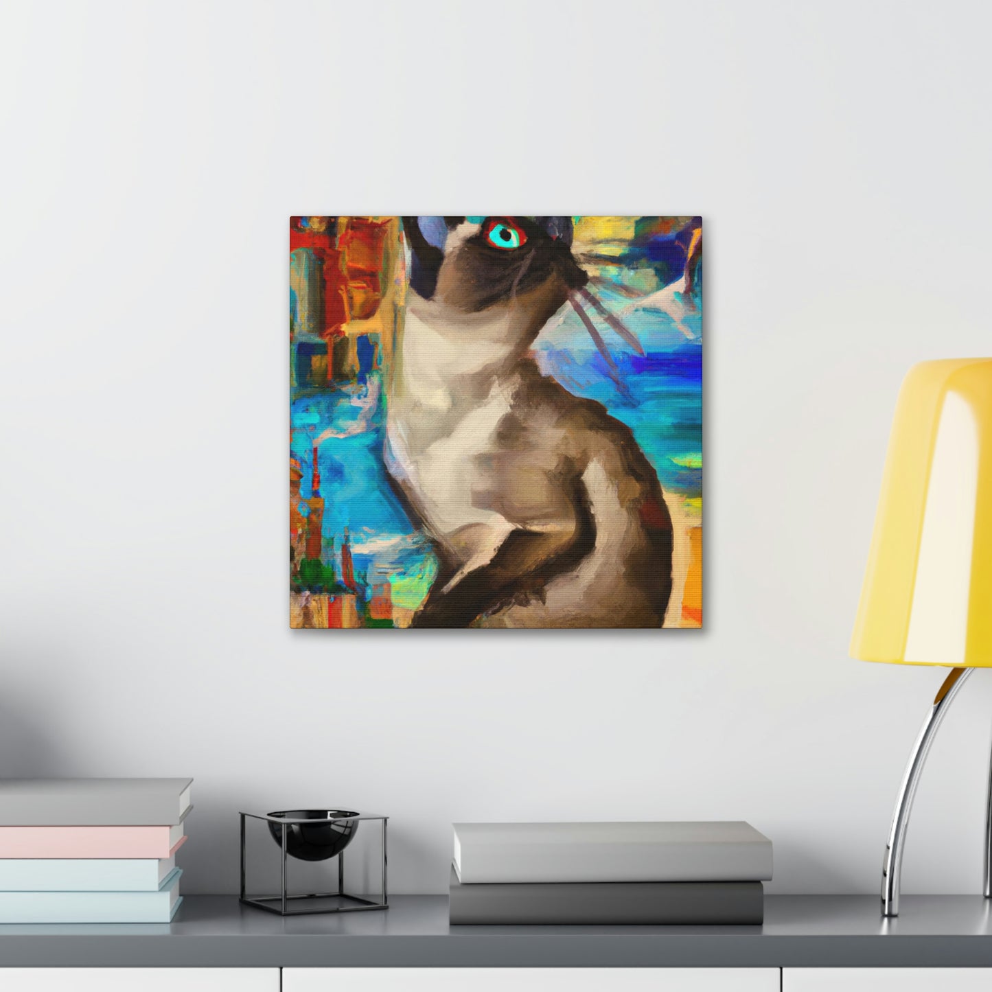 Siamese Dreamscape Art - Canvas