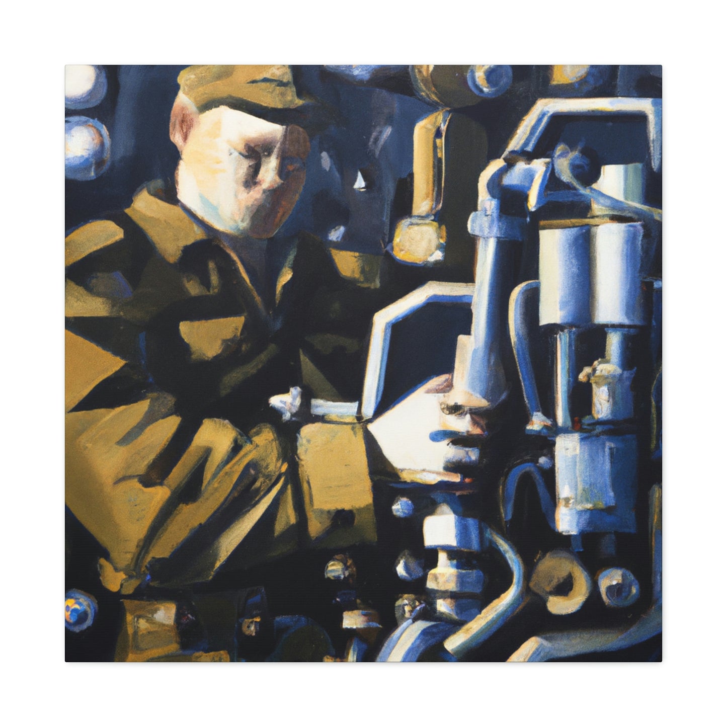 Mechanic's Bold Expression - Canvas