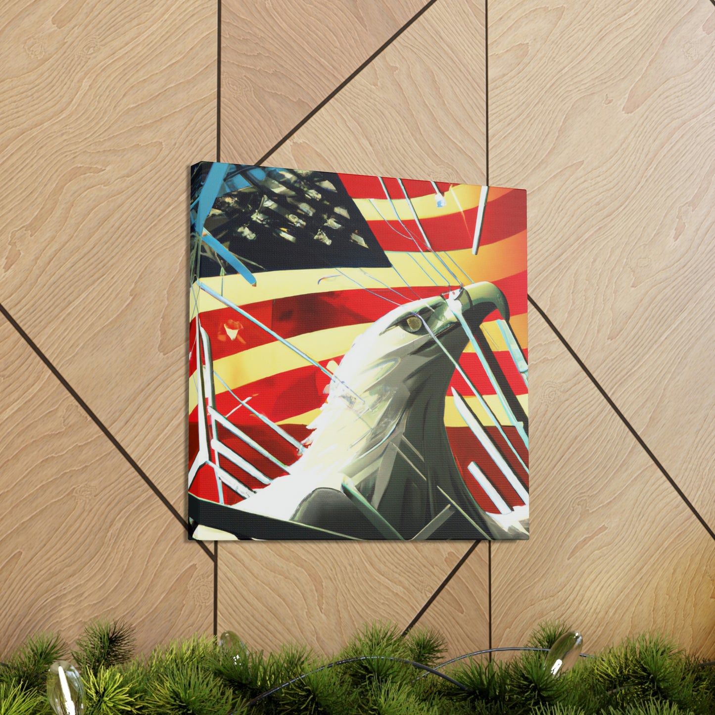 "Majestic American Bald Eagle" - Canvas