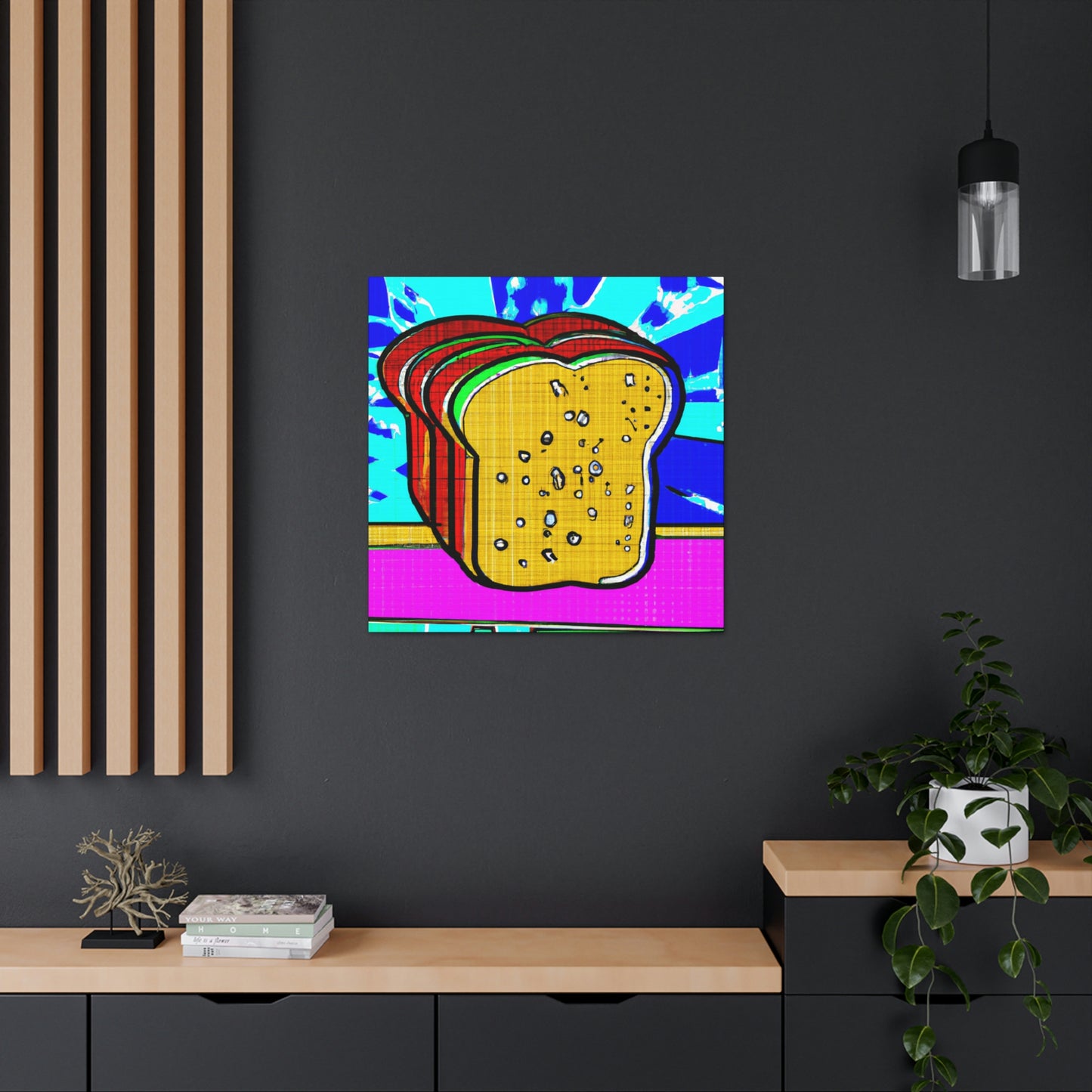 Bread in Pop Art - Canvas