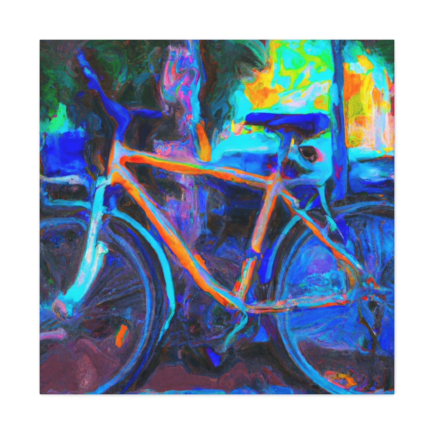 Ride The Bicycle Joy - Canvas