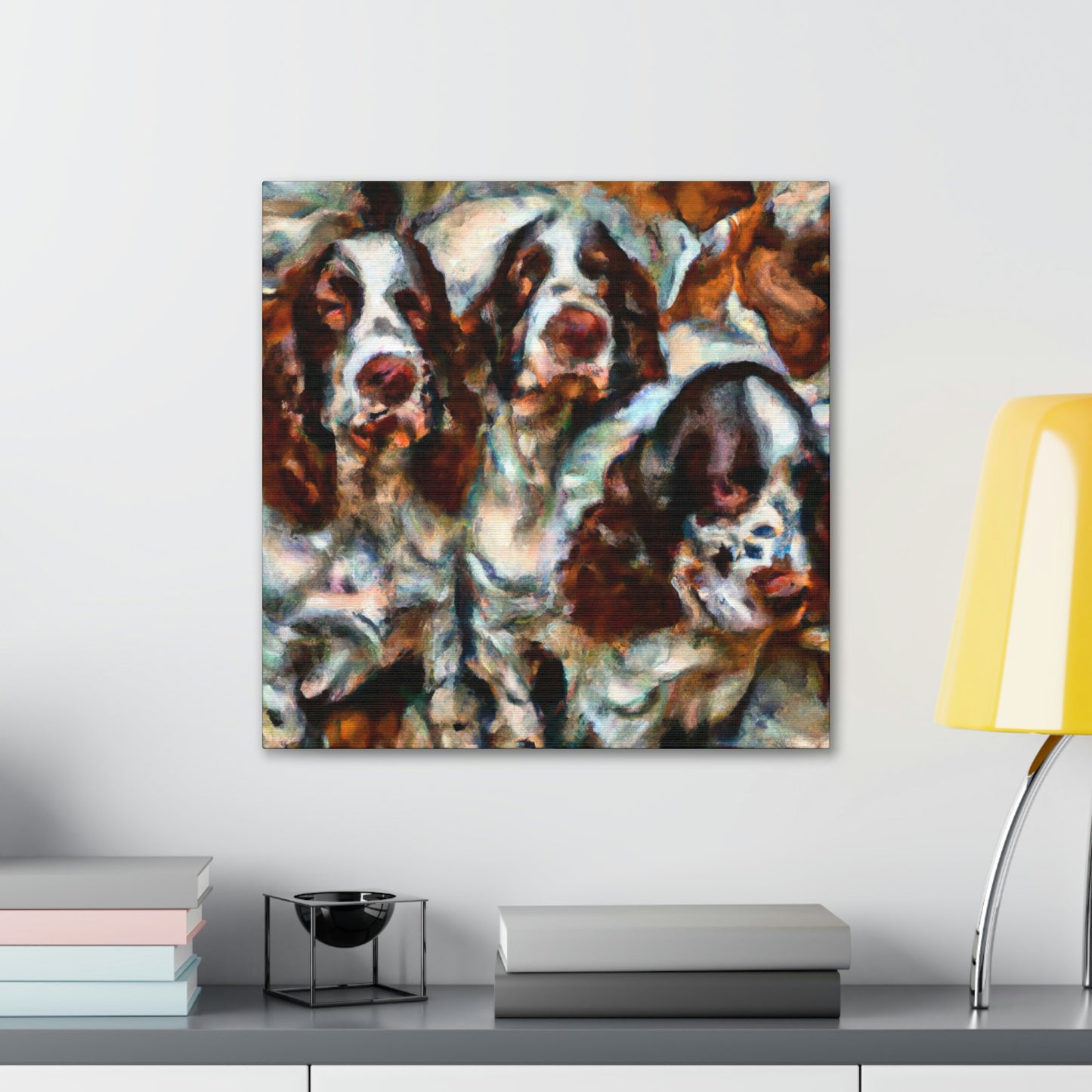 "Spaniel in Expressionism" - Canvas