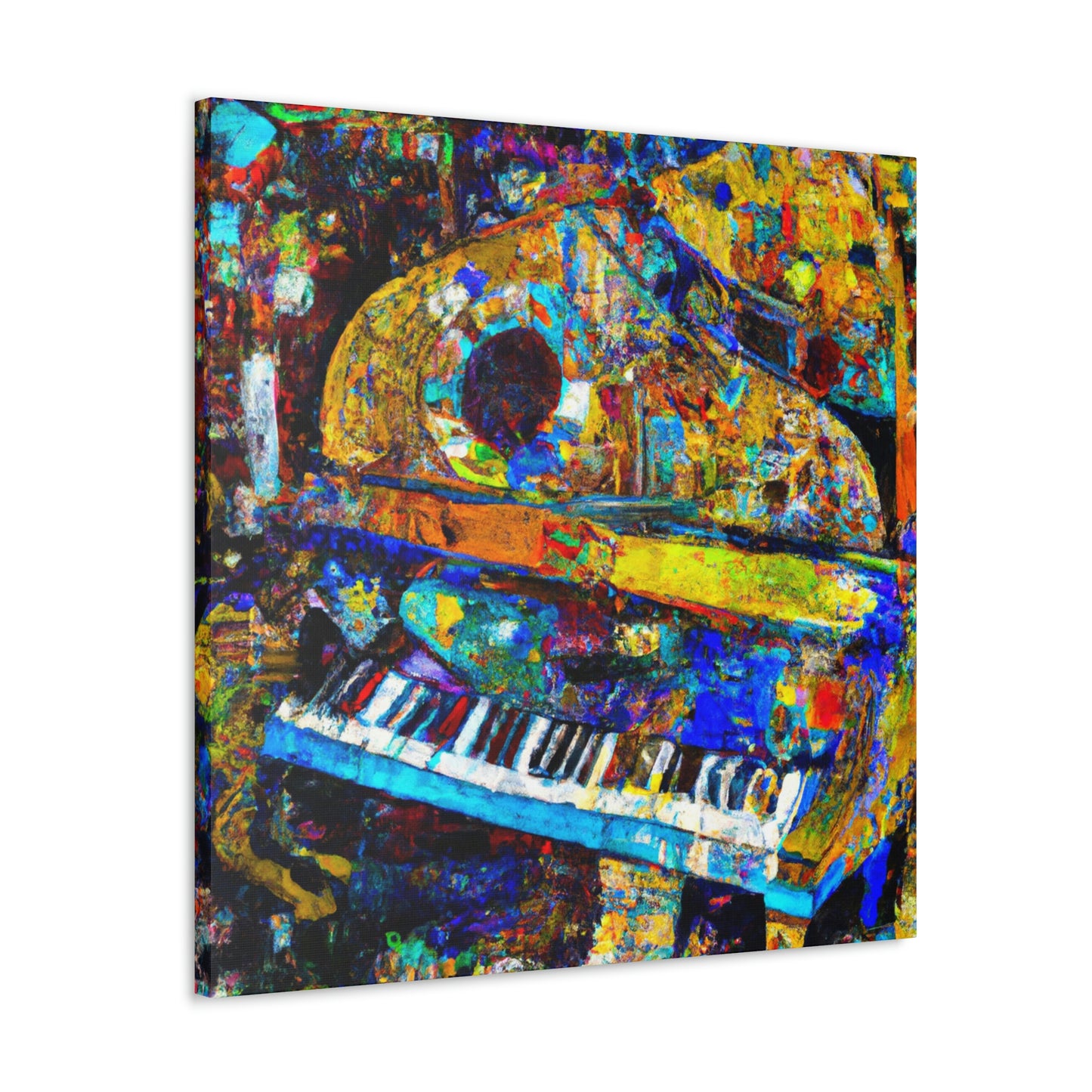 "Piano in Expressionism" - Canvas