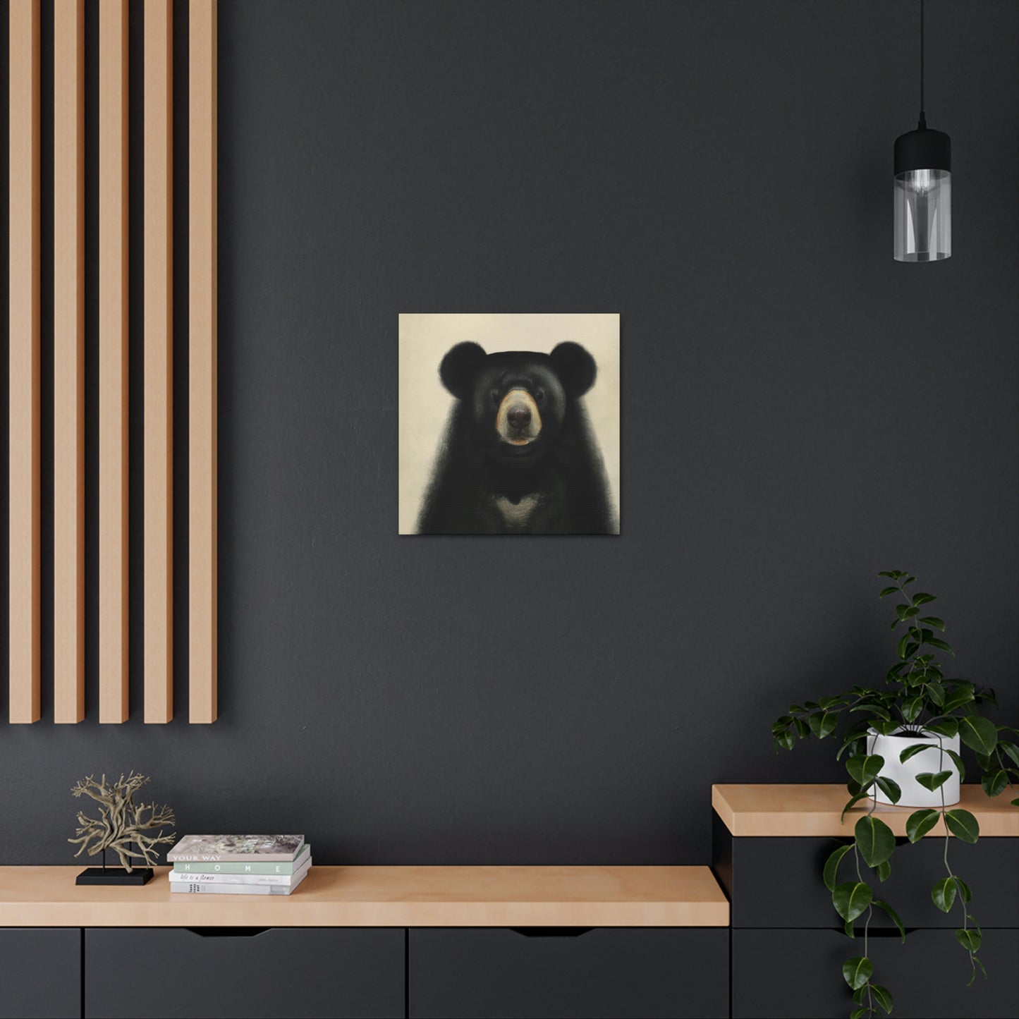 "Asiatic Black Bear Soul" - Canvas