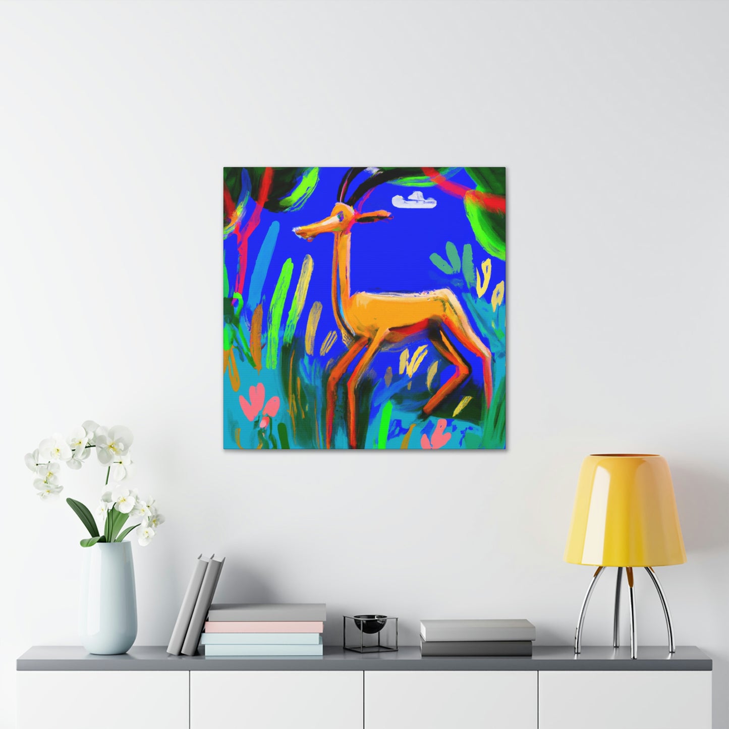 Gazelle in Expressionism - Canvas