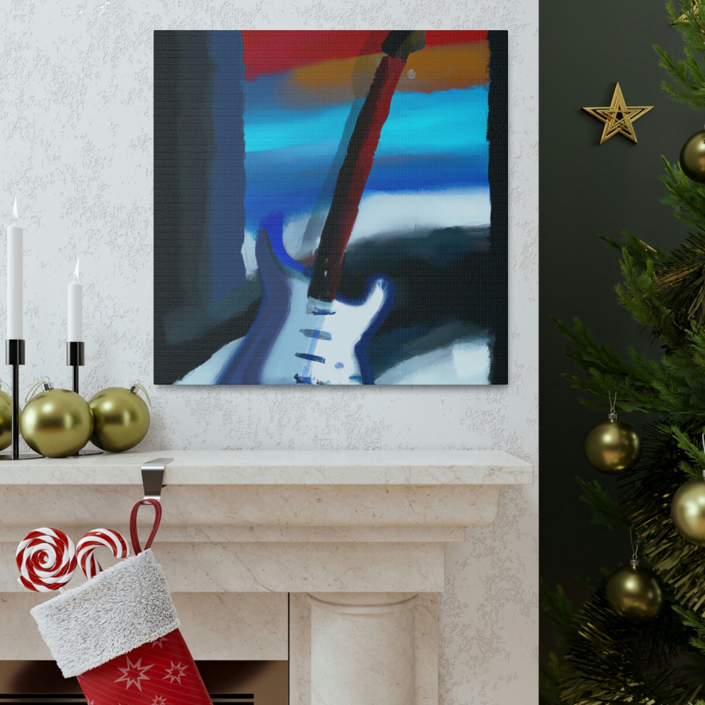 Fender's Expressionist Dream - Canvas