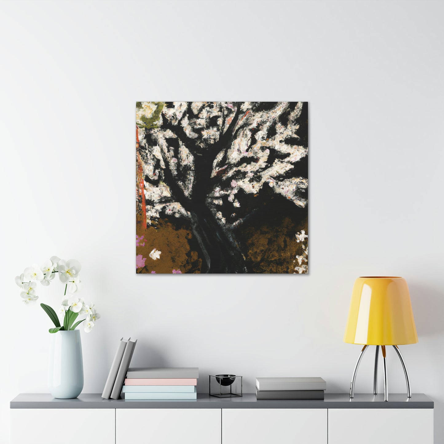 "Cherry Blossom Journey" - Canvas