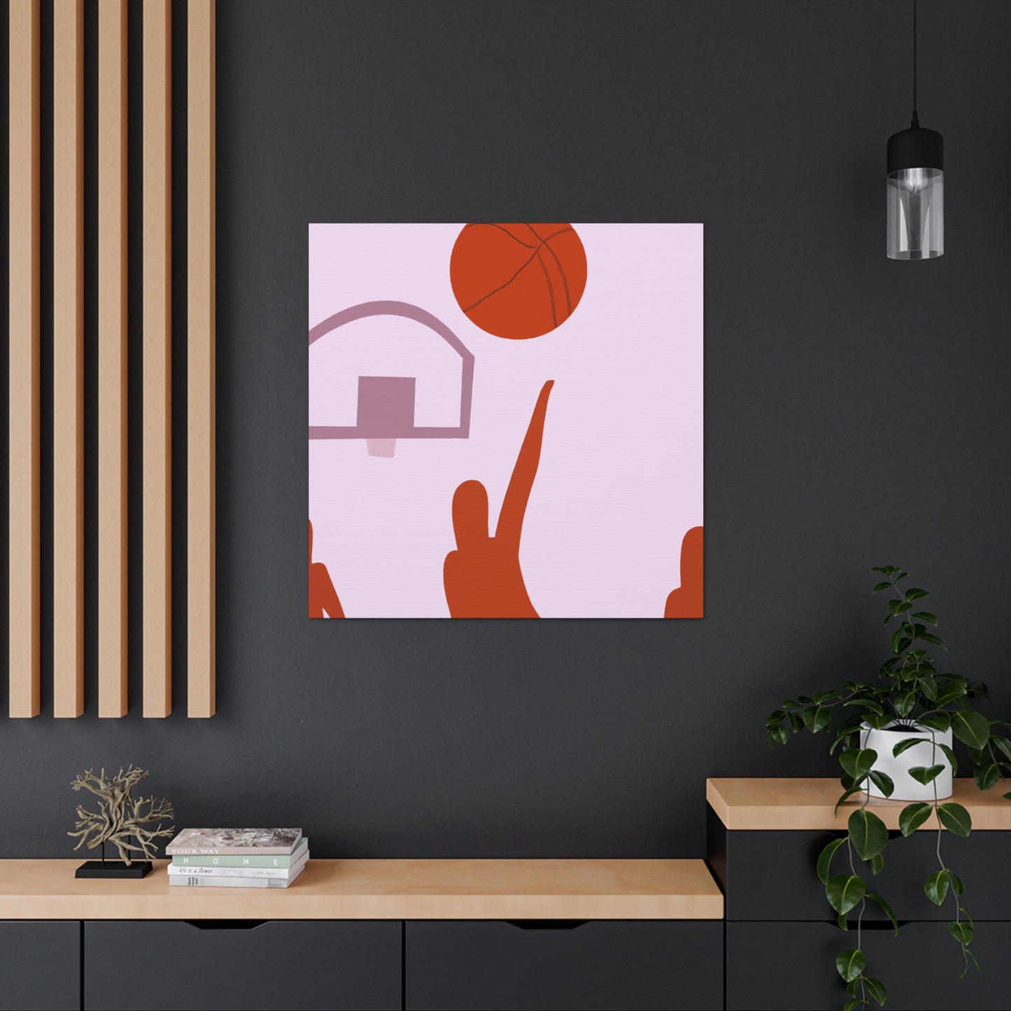 Basketball Icons Minimal - Canvas