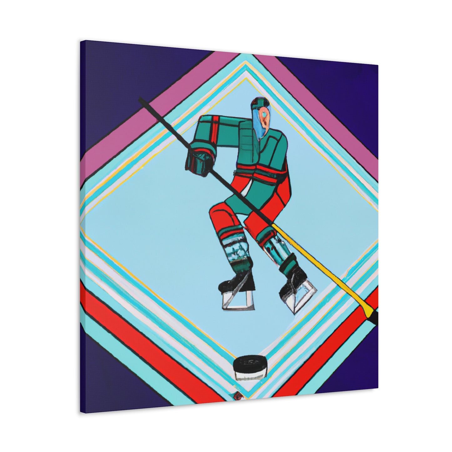 "Ice on Skates Glide" - Canvas