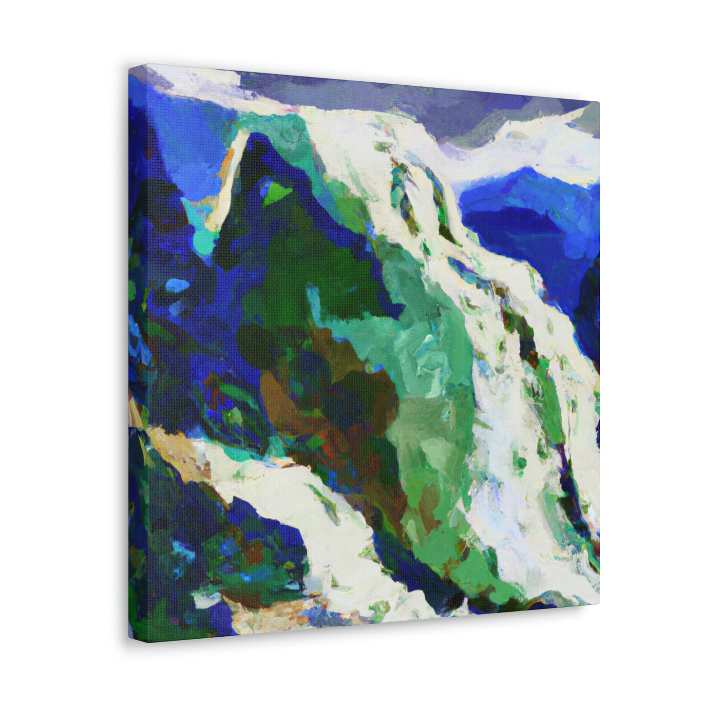 Frozen Glacier Sunset - Canvas