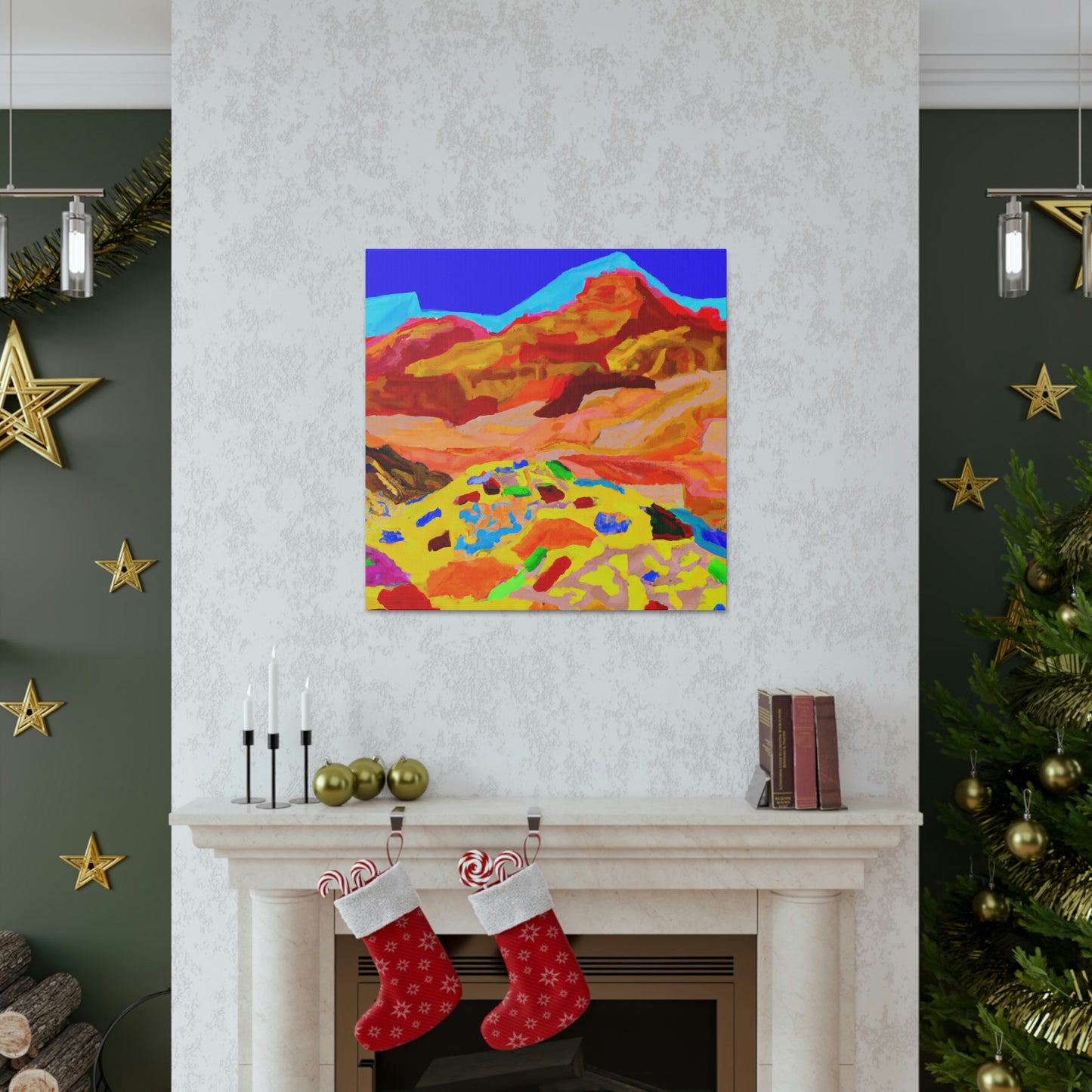 Desert of Colorful Hues - Canvas