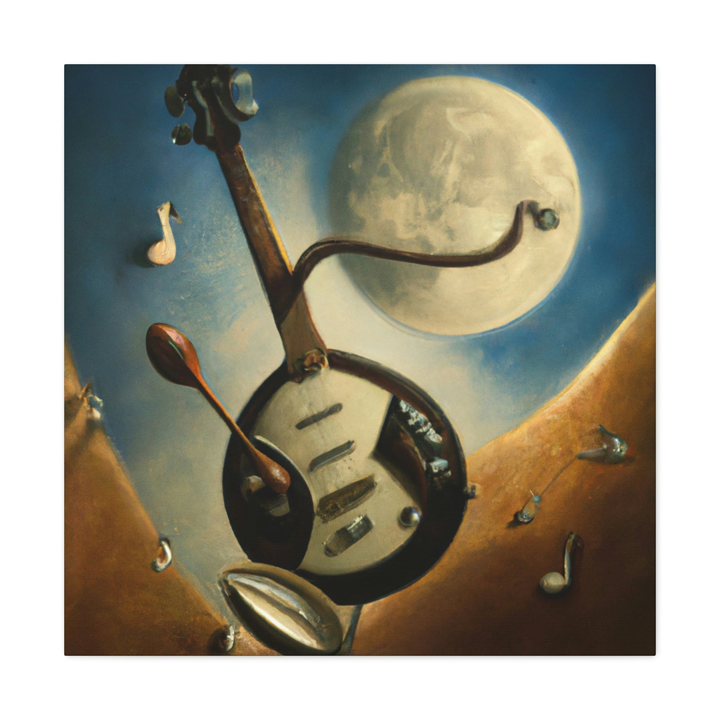 Banjo in Dreamland - Canvas