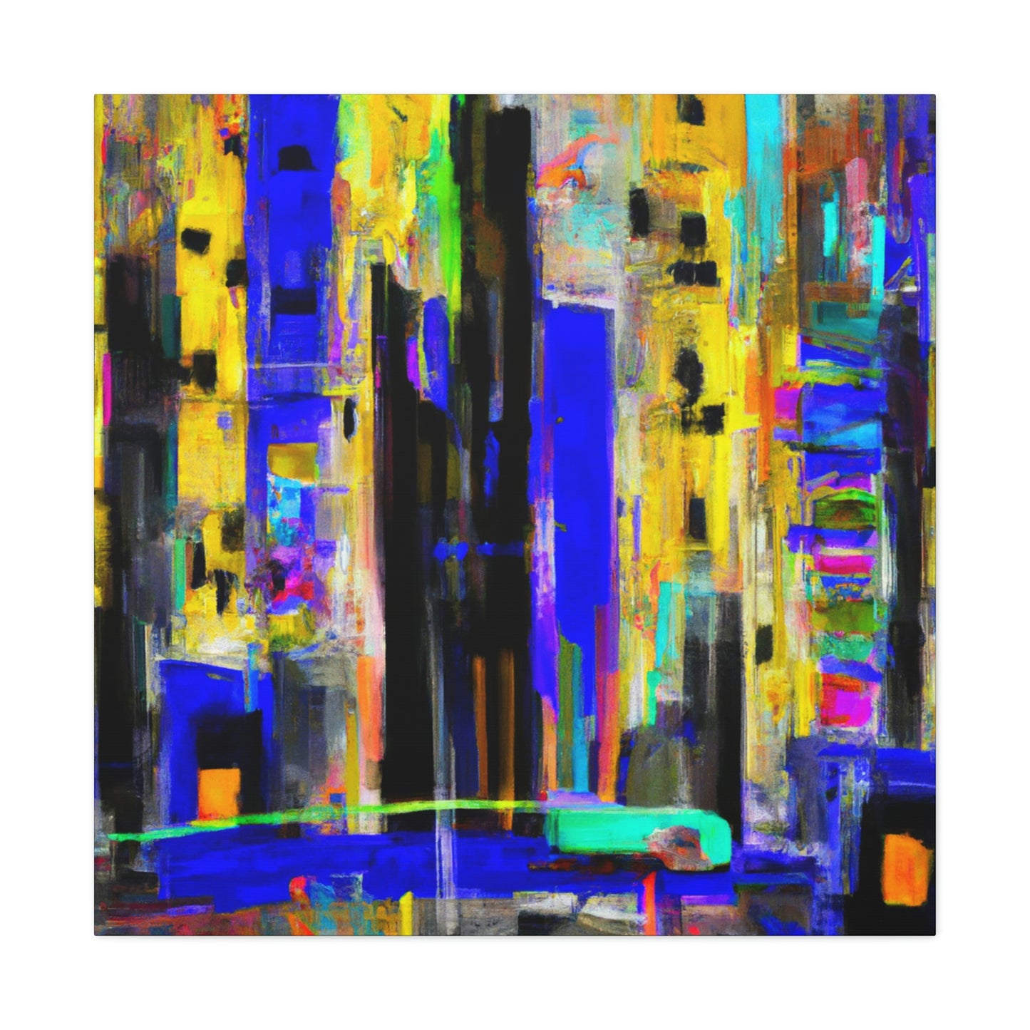 "Art Deco Abstraction" - Canvas