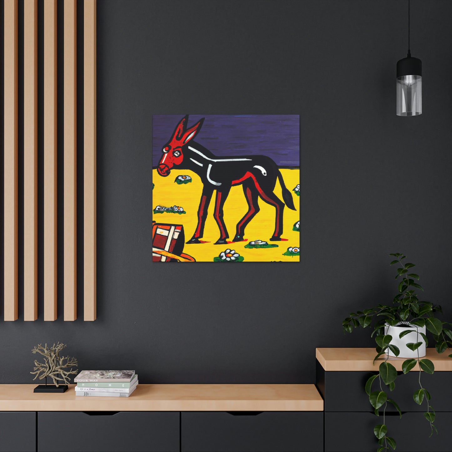 The Donkey's Style Dance - Canvas