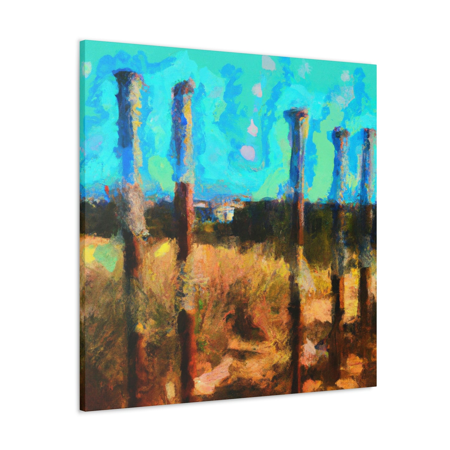 "The Verdant Hills of Summer" - Canvas